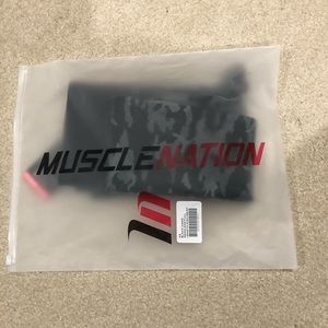 MUSCLE NATION: Camo High waisted seamless Black